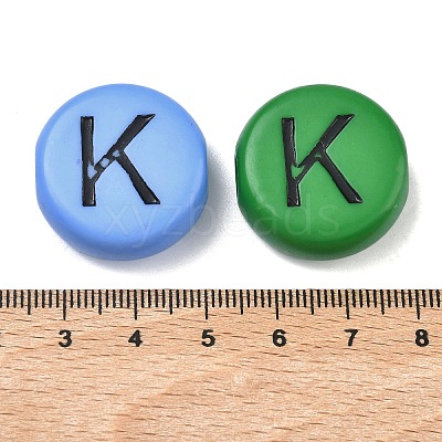 Opaque Acrylic European Beads MACR-K365-01E-1