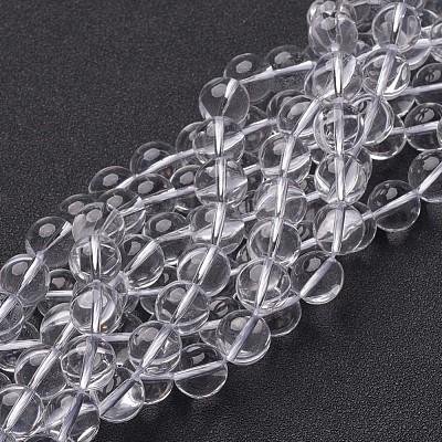 Synthetic Quartz Crystal Beads Strands GSR14mmA039-1-1