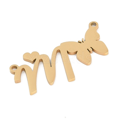 304 Stainless Steel Pendants STAS-L279-002G-M-1
