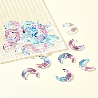 20Pcs Gradient Color Handmade Lampwork Beads LAMP-FS0001-18H-1