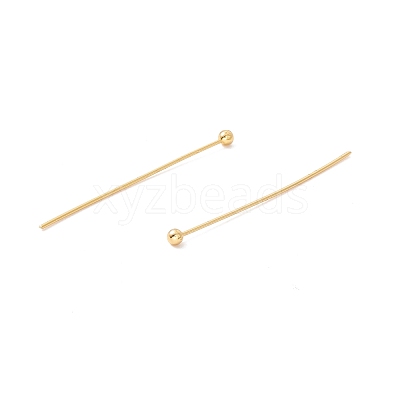 Brass Ball Head Pins KK-WH0058-02C-G01-1