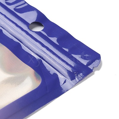 Rectangle Glitter Holographic PVC Resealable Packaging Bags ABAG-P011-01E-03-1
