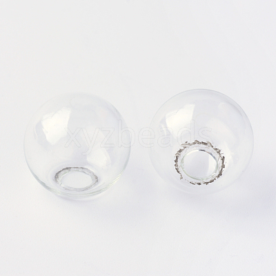 Round Mechanized One Hole Blown Glass Globe Ball Bottles BLOW-R001-8mm-1