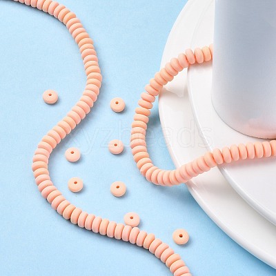 Handmade Polymer Clay Beads Strands X-CLAY-N008-008-35-1