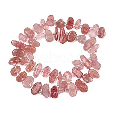 Natural Strawberry Quartz Beads Strands GG-CBA3A44-A02-01-1