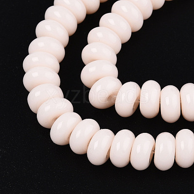 Opaque Spray Painted Glass Beads GLAA-ZX008-6mm-18H-1