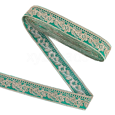 Ethnic Style Embroidery Polyester Ribbons OCOR-WH0060-33A-1