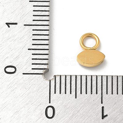 Ion Plating(IP) 304 Stainless Steel with Rhinestone Charms STAS-G351-12G-01-1