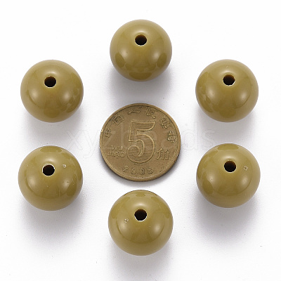 Opaque Acrylic Beads MACR-S370-C16mm-29-1