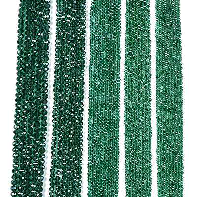 Electroplate Glass Beads Strands EGLA-A044-T2mm-A18-1