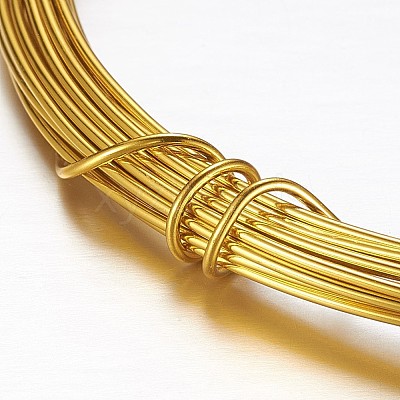 Round Aluminum Craft Wire AW-D009-1mm-10m-14-1
