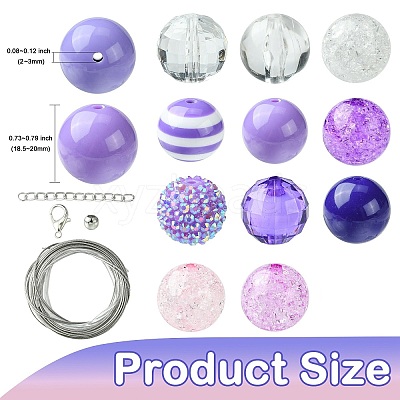 DIY Bubblegum Jewelry Set Making Kits DIY-CJC0009-08A-1