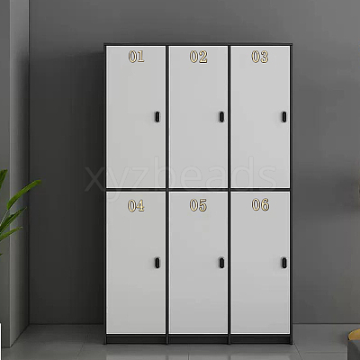 10Pcs ABS Plastic Stickers DIY-SP0007-95B-1