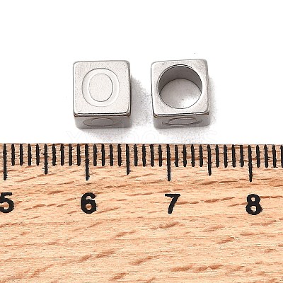 304 Stainless Steel European Beads STAS-D382-02O-P-1