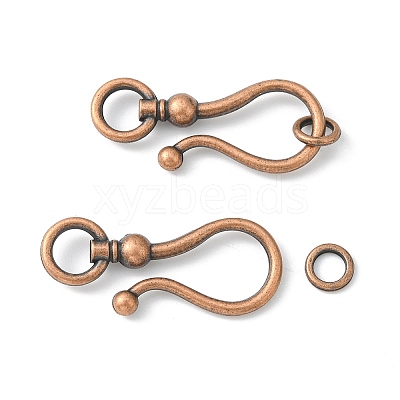 Tibetan Style S Hook Clasps RLF5091Y-1