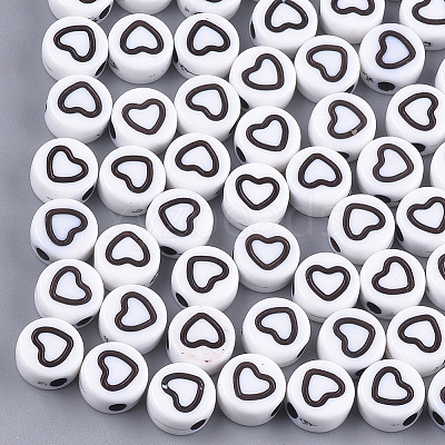Craft Style Acrylic Beads LS-MACR-T023-24B-1