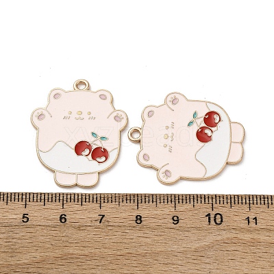 Alloy Enamel Pendants STAS-I354-02KCG-04-1
