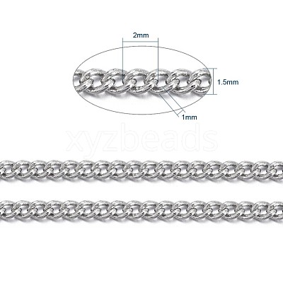 Brass Twisted Chains CHC010Y-NFK-1