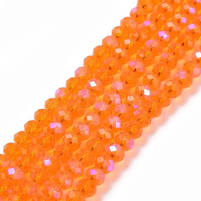 Electroplate Glass Beads Strands EGLA-A034-T4mm-L07-1