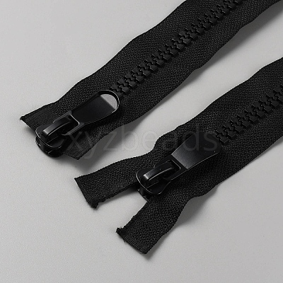 Resin with Polyester Zipper DIY-WH0419-86A-1