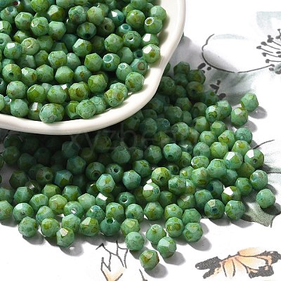 Picasso Baking Paint Glass Seed Beads SEED-A032-02A-05-1
