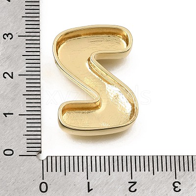 Brass Slide Charms KK-Z163-01G-Z-1