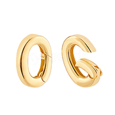 2Pcs 925 Sterling Silver Spring Gate Rings STER-PH0002-88G-1