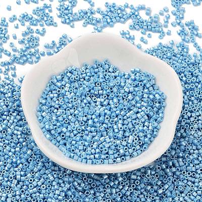 Baking Paint Glass Seed Beads X-SEED-S042-15B-28-1
