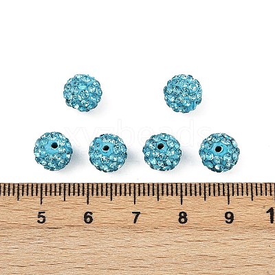 Pave Disco Ball Beads RB-H258-8MM-202-1