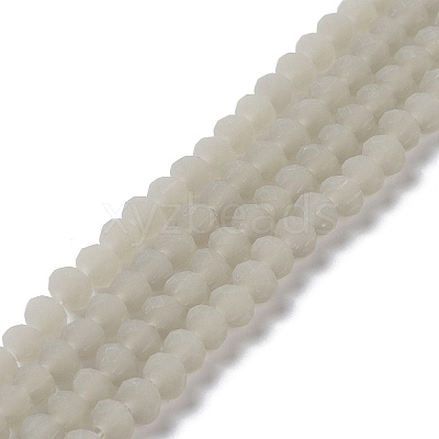 Imitation Jade Solid Color Glass Beads Strands EGLA-A034-J6mm-MD10-1