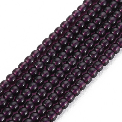 Glass Beads Strands GLAA-N041-008C-1