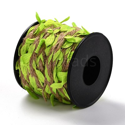 DIY Wreath Foliage Green Leaves Ribbon Decorative OCOR-M007-01B-1