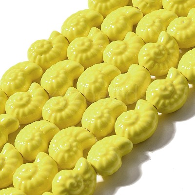 Handmade Porcelain Beads Strands PORC-I028-02I-1