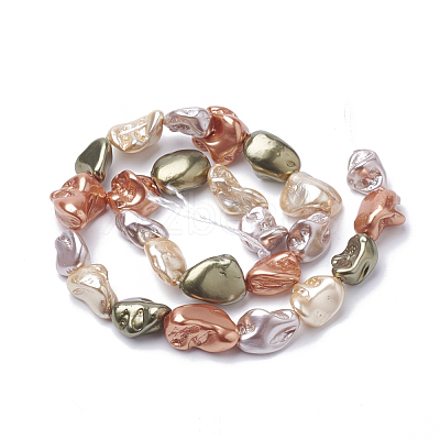 Shell Pearl Beads Strands PEAR-Q008-12A-1