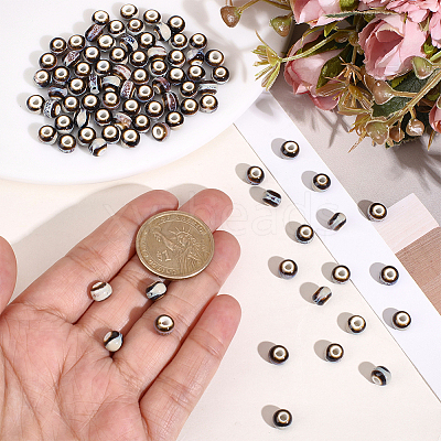 120Pcs Handmade Porcelain Beads PORC-PA0001-30A-1
