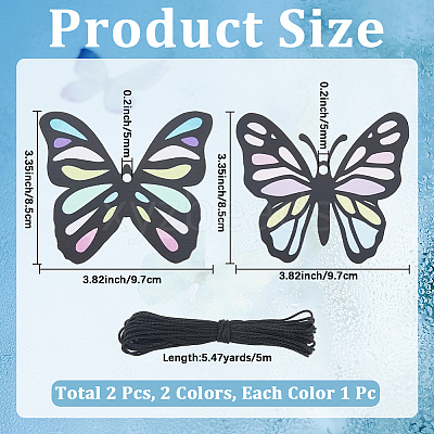 Butterfly Iron Big Pendants IFIN-CN0001-05-1