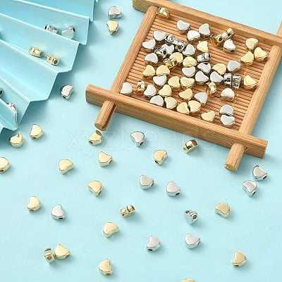 100Pcs 2 Colors CCB Plastic Bead KY-CJ0001-64-1