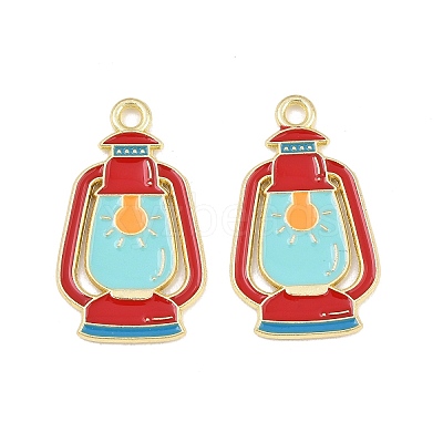 Alloy Enamel Pendants AL-CBA6AEB-08G-02-1