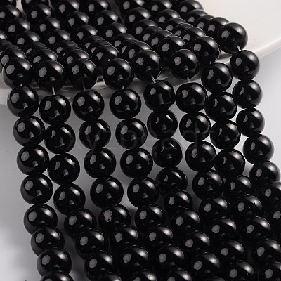 Painted Glass Bead Strands DGLA-S071-10mm-90-1