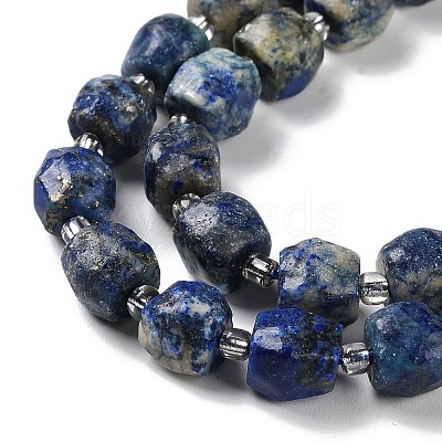 Natural Lapis Lazuli Beads Strands G-B065-A03-1