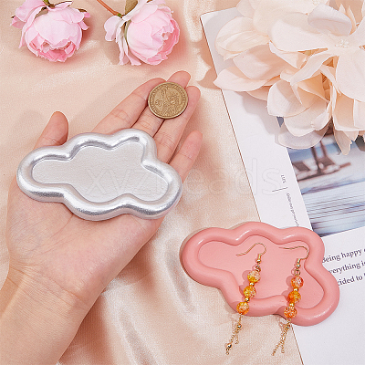 2Pcs 2 Colors Resin Jewelry Plate AJEW-DC0001-51-1