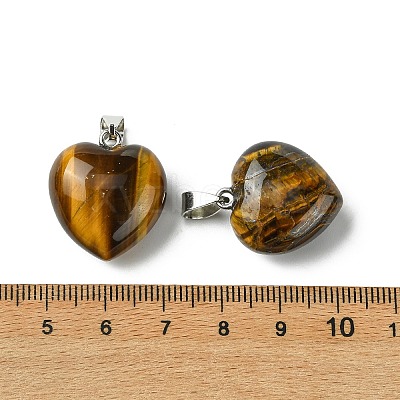 Natural Tiger Eye Pendants G-F820-10A-31-1