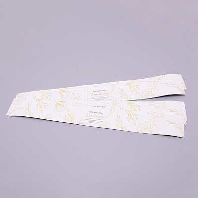 Handmade Soap Paper Tapes LS-DIY-WH0221-82D-1