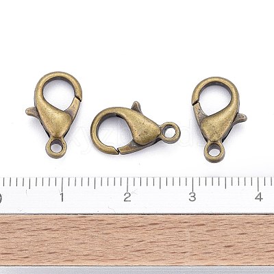 Antique Bronze Alloy Lobster Claw Clasps X-E105-NFAB-1