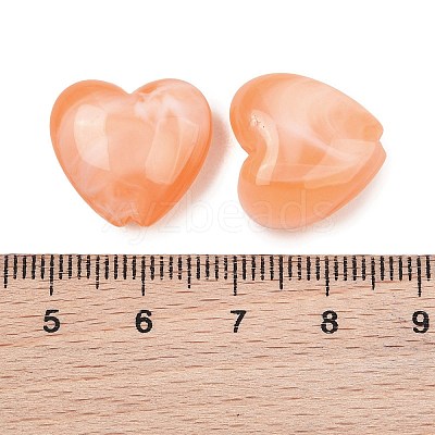 Two-tone Opaque Acrylic Beads AC-CBA8E7E-01I-1