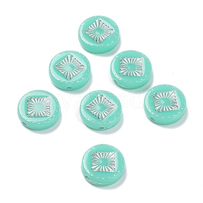 Opaque Acrylic Beads OACR-G016-07D-1