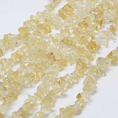 Natural Citrine Beads Strands G-F328-13-1