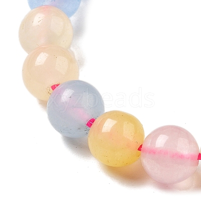 Dyed Natural Malaysia Jade Beads Strands G-G021-02A-14-1