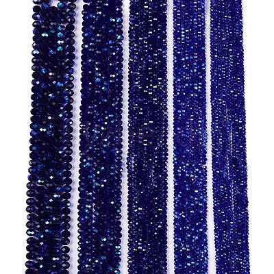 Electroplate Glass Beads Strands EGLA-A044-T8mm-L06-1