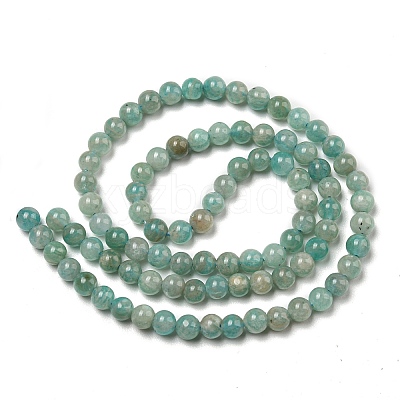 Natural Amazonite Beads Strands G-K068-03-4mm-01-1